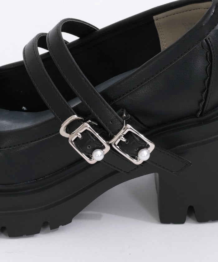 Double Strap Platform Shoes