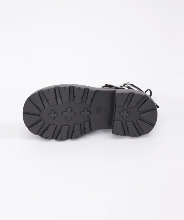 Platform Cross Strap Shoes