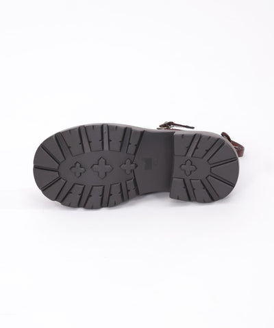 Platform Cross Strap Shoes