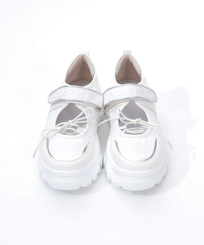 Lace Design Open Sneakers