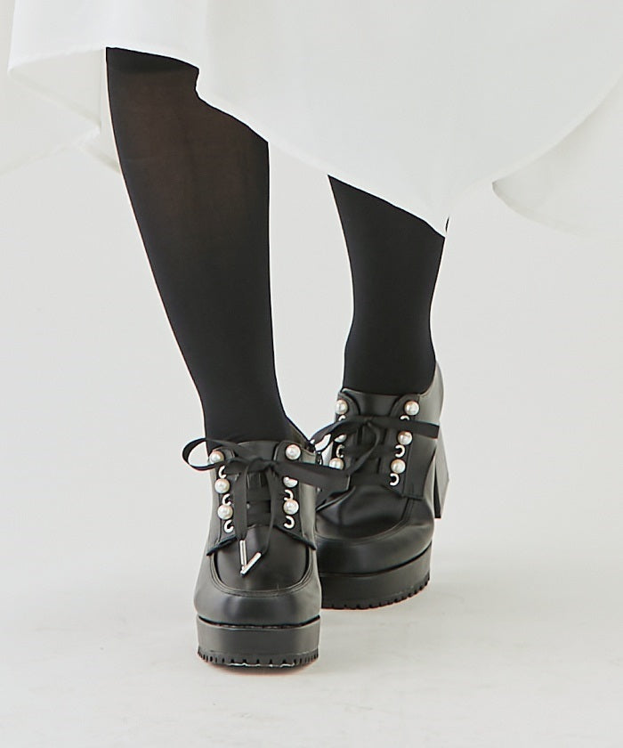shoe and sewn レザーヒール　37サイズ　廃盤 Lace-up Shoes – axes femme from JAPAN