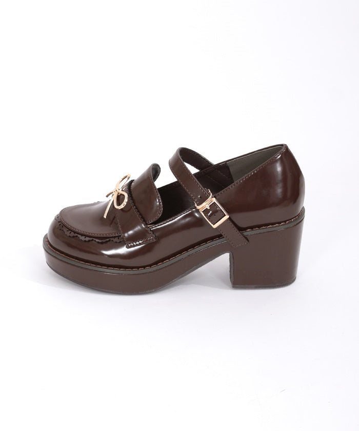 Ribbon Metal Fittings Loafers