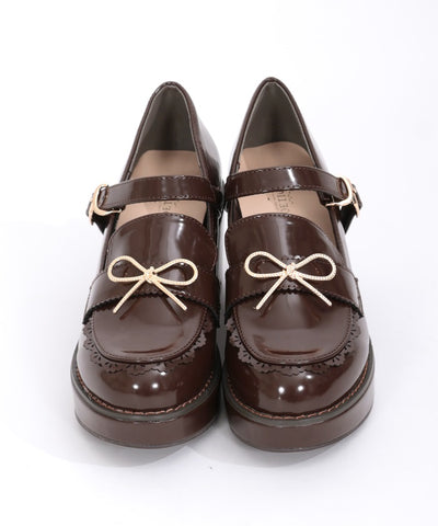 Ribbon Metal Fittings Loafers