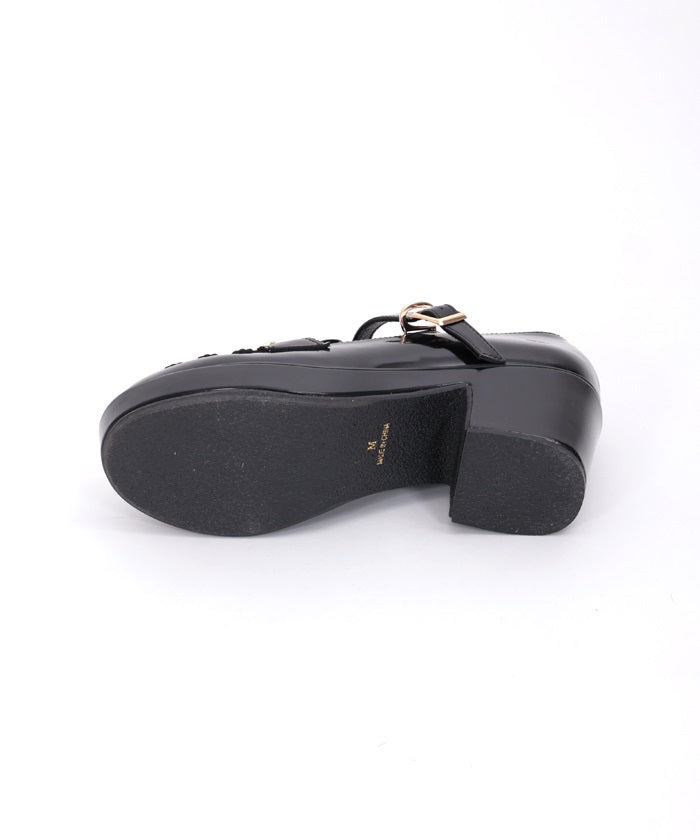 Ribbon Metal Fittings Loafers