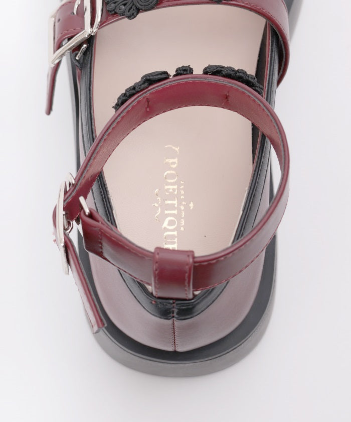 Chinese Button Platform Shoes