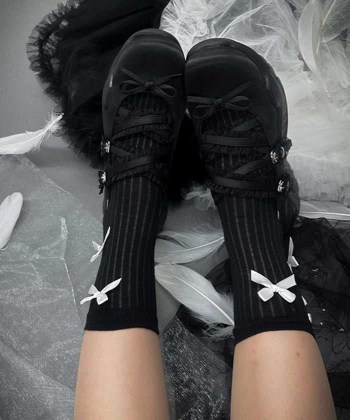 Satin Ballet Sneakers – axes femme from JAPAN