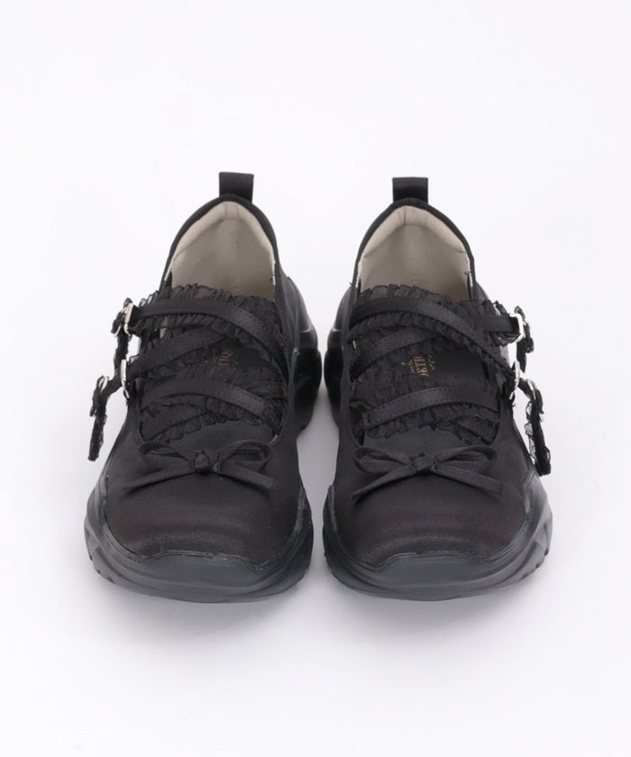 Satin Ballet Sneakers – axes femme from JAPAN