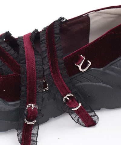 Velour Ballet Sneakers