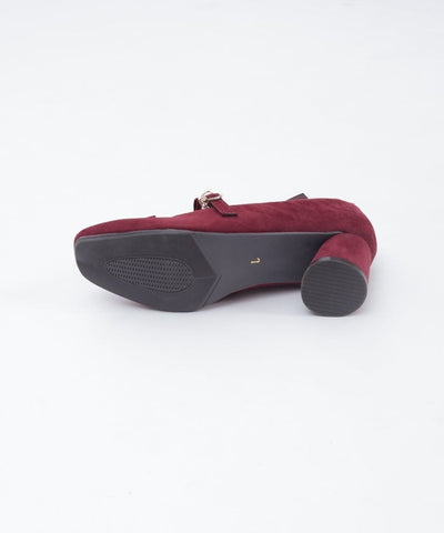 Square Toe Row Ribbons Pumps