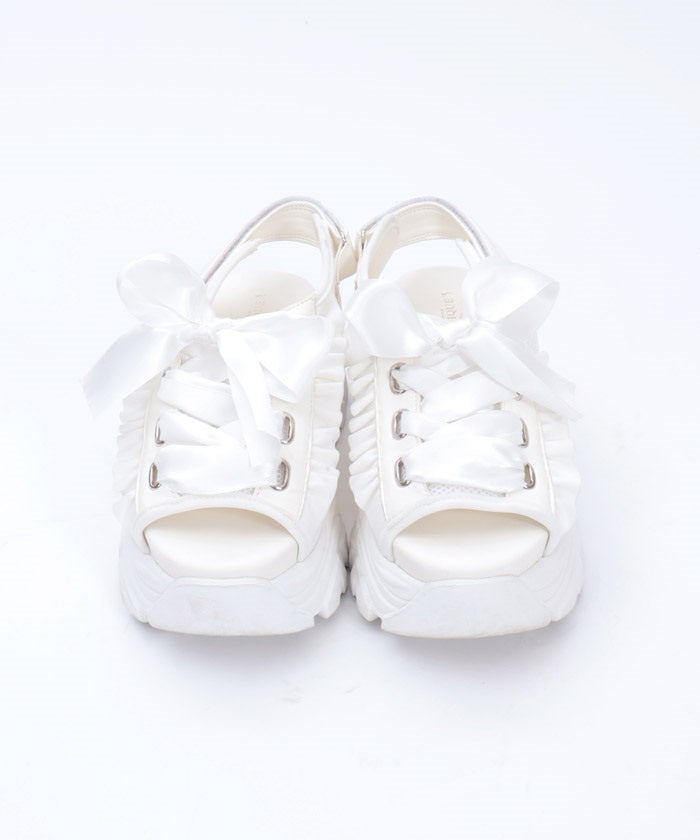 Platform Lace-Up Sport Sandals