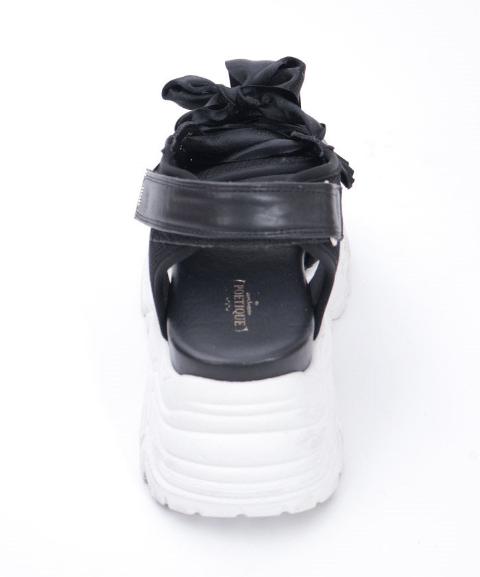 Platform Lace-Up Sport Sandals