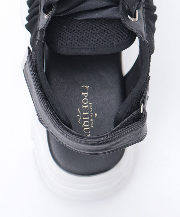 Platform Lace-Up Sport Sandals