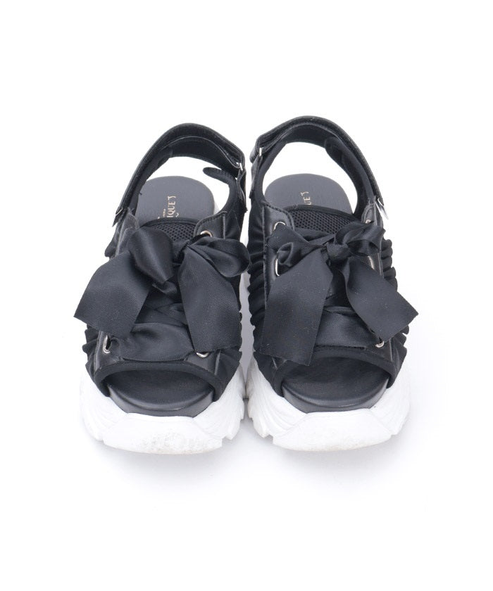 Platform Lace-Up Sport Sandals