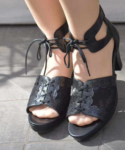 Cutwork Lace Sandals