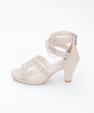Cutwork Lace Sandals