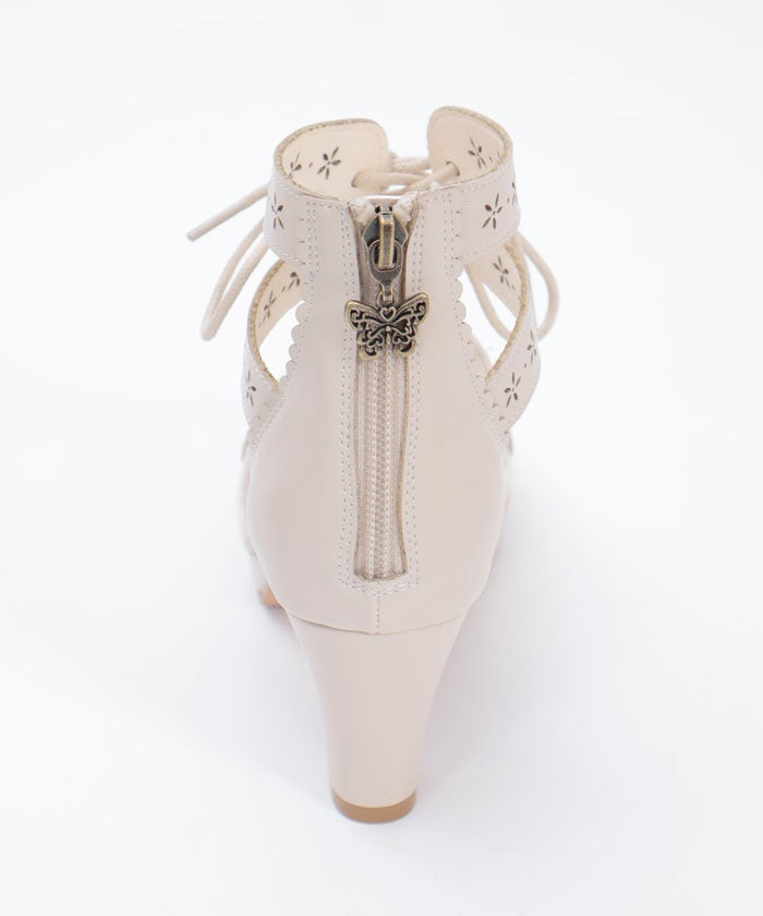 Cutwork Lace Sandals