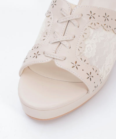 Cutwork Lace Sandals