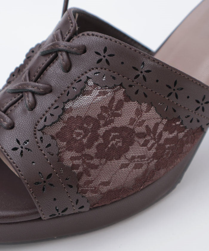 Cutwork Lace Sandals