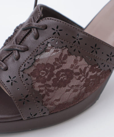 Cutwork Lace Sandals