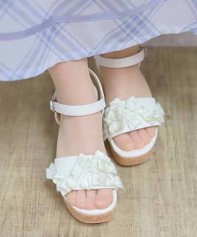 Ribbon & Ribbon Sandals