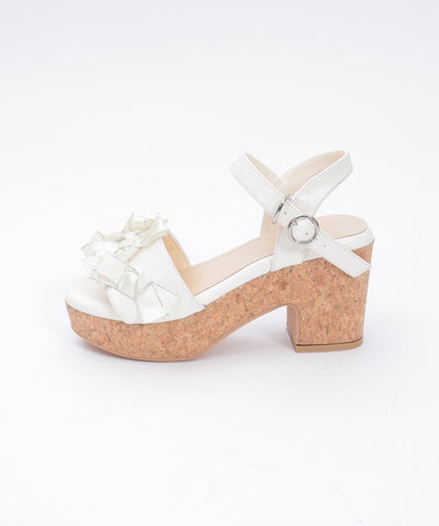 Ribbon & Ribbon Sandals