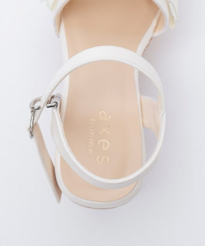 Ribbon & Ribbon Sandals