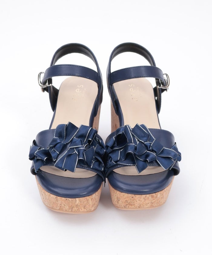 Ribbon & Ribbon Sandals