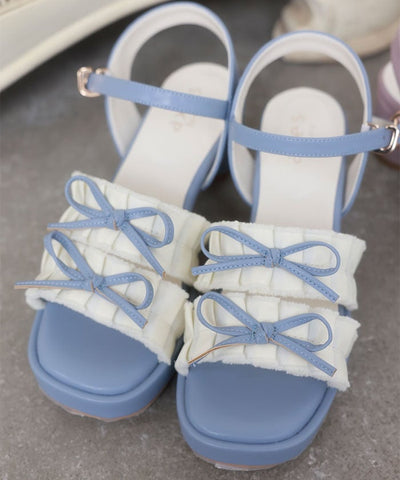Fringe Color Scheme Ribbon Sandals