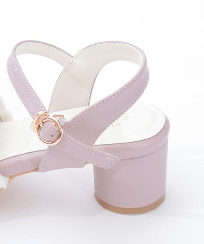 Fringe Color Scheme Ribbon Sandals