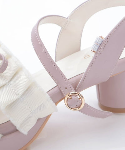 Fringe Color Scheme Ribbon Sandals