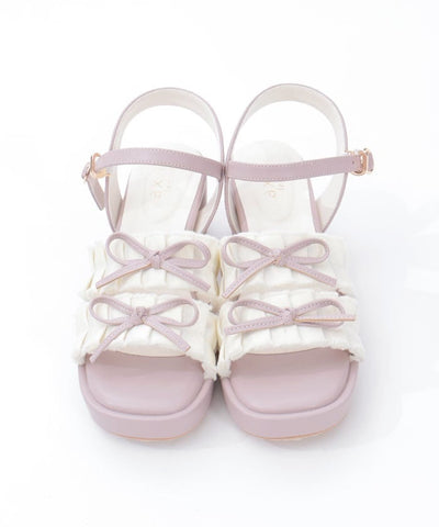 Fringe Color Scheme Ribbon Sandals