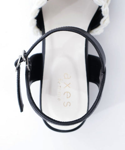 Fringe Color Scheme Ribbon Sandals
