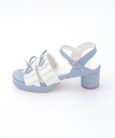 Fringe Color Scheme Ribbon Sandals