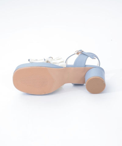 Fringe Color Scheme Ribbon Sandals