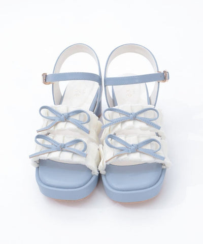Fringe Color Scheme Ribbon Sandals