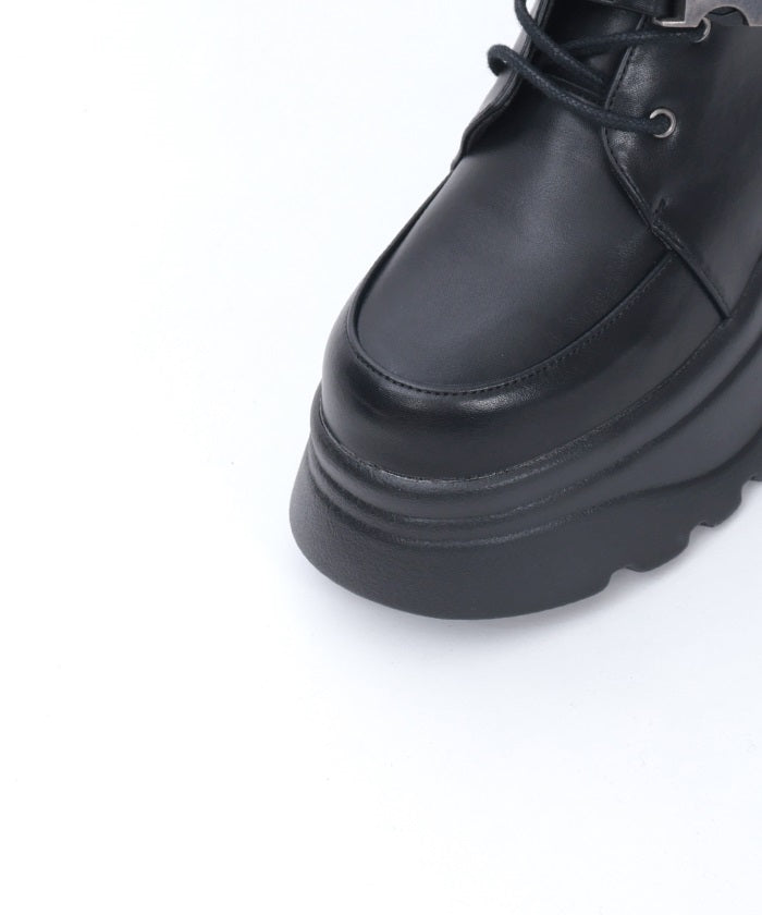 Snap Buckle Belt Long Boots