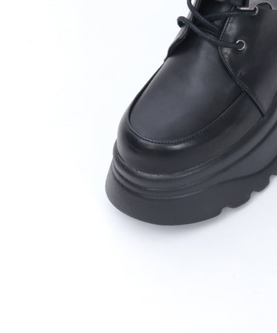 Snap Buckle Belt Long Boots