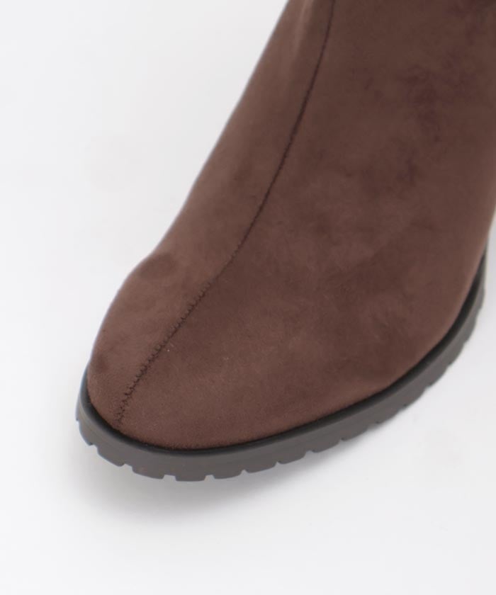 Row Buttons Flap Boots