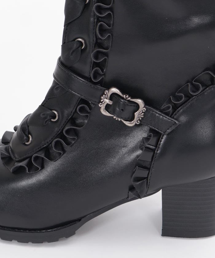 Lace-Up Long Boots – axes femme from JAPAN Lace-Up Long Boots – axes femme from JAPAN