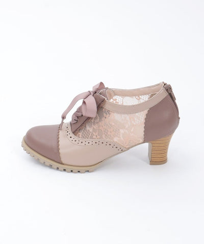 Color Scheme Lace-Up Bootie (Pre-order)