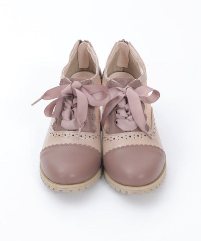 Color Scheme Lace-Up Bootie (Pre-order)