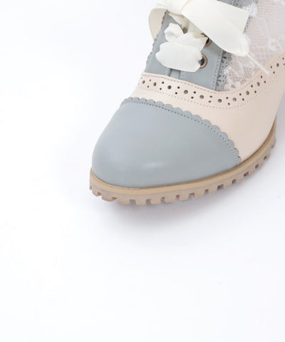 Color Scheme Lace-Up Bootie (Pre-order)