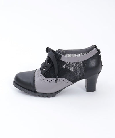 Color Scheme Lace-Up Bootie (Pre-order)