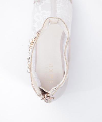 Open Toe Lace Boots