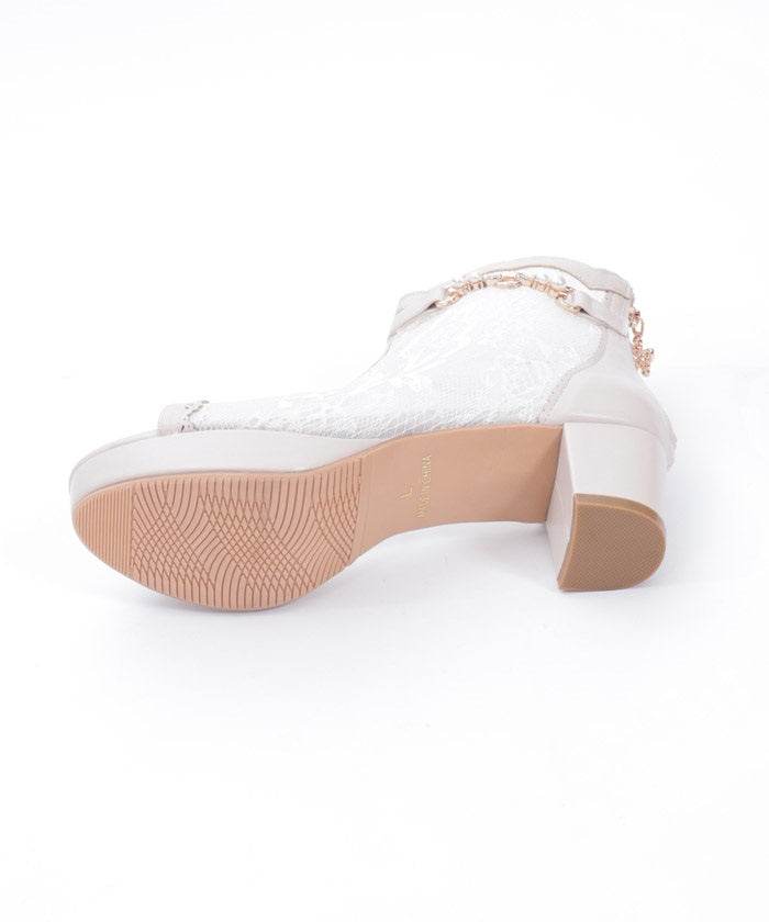 Open Toe Lace Boots