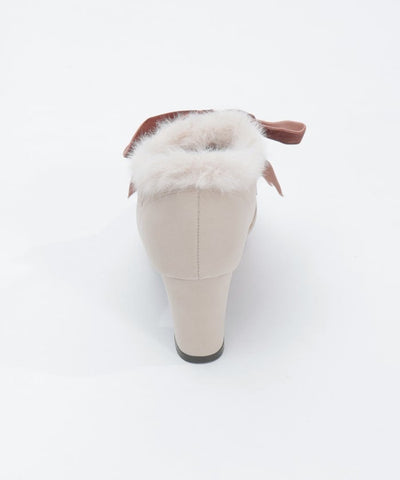 Embroidery Color Scheme Fur Bootie