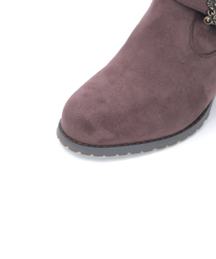 Suede Long Boots with Fur