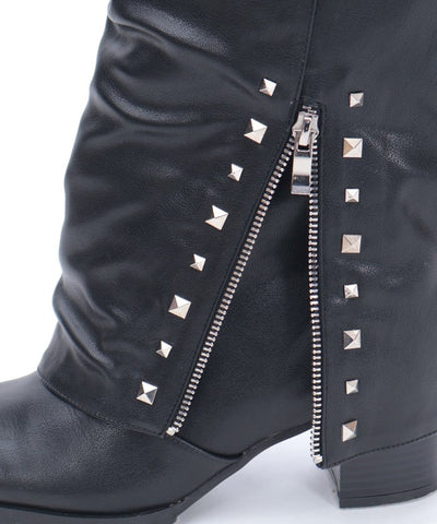 Cover Long Boots with Studs