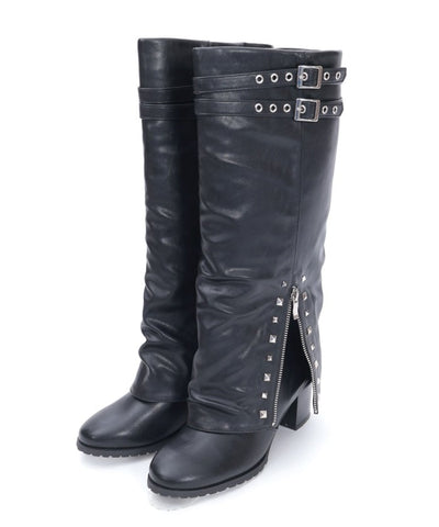 Cover Long Boots with Studs