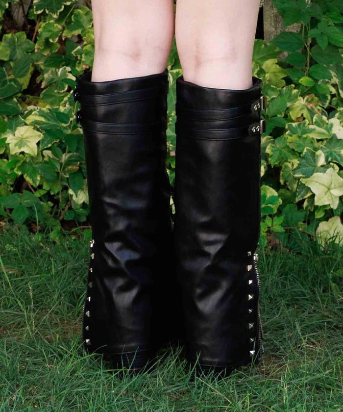 Cover Long Boots with Studs